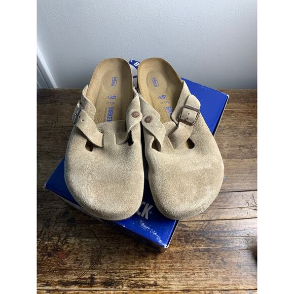 Birkenstock Boston Slip on suede clogs size 45 Men\'s 12 NIB main image 7